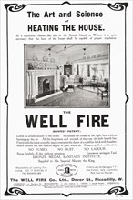 Early 20th Century Advertisement For The Well Fire.