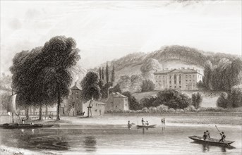 19th century view of Beaumont Lodge.