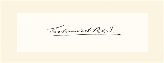 Signature Of Edward VII.