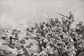 The Battle of Tel el-Kebir or el-Tal el-Kebir.