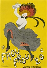 Poster For The Humorous Newspaper 'le Frou Frou'.