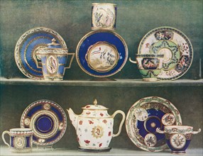Sevres porcelain decorated with emblems of the French Revolution.