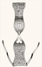 A 16th century silver chastity belt.