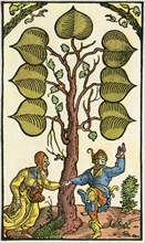 16th century German playing card.