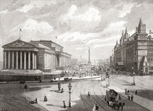 St. George's Hall and Lime Street.
