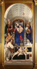 Vierge à l’Enfant avec des saints