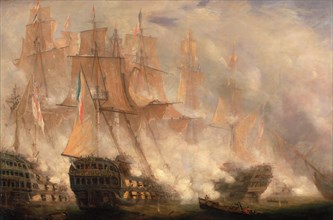 The Battle of Trafalgar.