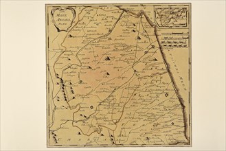 Carte géographique du 18e siècle