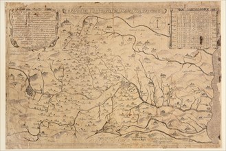 17th century geographical map