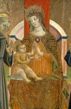 Stefano Folchetti, Madonna and Child Enthroned with Saints, 1498