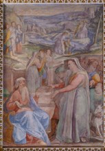 Oratorio della Carità, cycle of frescoes by Filippo Bellini