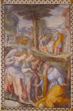 Oratorio della Carità, cycle of frescoes by Filippo Bellini