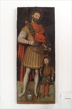 Bernardino di Mariotto, San Eustachio and his little son San Teopisto