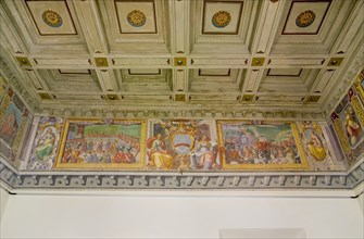Fresco in the Palazzo Pallotta in Caldarola