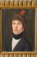 Giovanni Gallucci, Portrait of Adelaide Antici in Leopardi (1778-1857), mother of Giacomo, oil on canvas