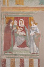 Vincenzo Pagani and workshop, Madonna del latte with Saint Anne, Saint Joseph and Saint (?)