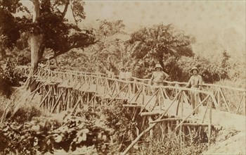 Wooden bridge, near Accra