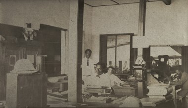 Alfred Tamlin in his office
