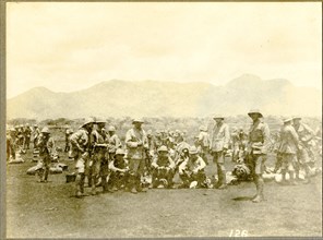 Soldiers at 2nd K.A.R. depot, Nairobi
