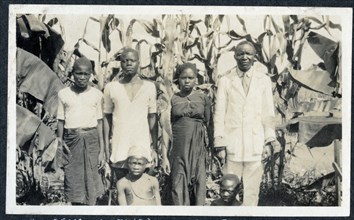 African family group portrait