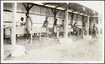 Apprentices working at the Nairobi P.W.D.