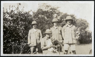 Group photograph of soldiers, WW1