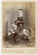 Studio portrait of William Maurice Mason as a boy