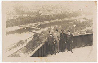 Sir Sikander Hyat Khan with others in Paris