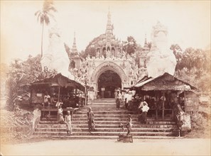 Entrance to Shwedagon Pagoda, Rangoon