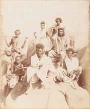 Group portrait of Bicharin people