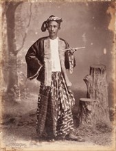 Studio portrait of a Burmese man