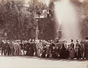 Unveiling of Fountain in Darjeeling by the Maharaja of Cooch Behar