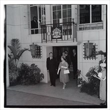 HM the Queen Mother at County Hall, Nairobi