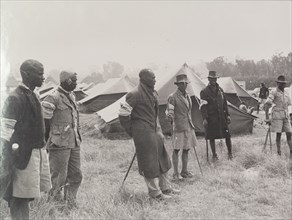 Kikuyu Home Guards in camp