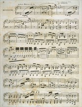 Gioacchino Rossini (1792-1868). Italian composer. Sheet music of "William Tell". French-language