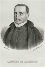 Bartolome Juan Leonardo de Argensola (1562-1631). Spanish poet and historian. Major Chronicler of