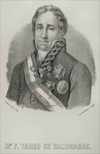 Francisco Tadeo Calomarde de Retascon y Arria (1773-1842). Spanish statesman. 1st Duke of Santa