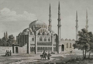 Ottoman Empire. Turkey. Constantinople (today Istanbul). The Suleymaniye Mosque (1550-1557). It was