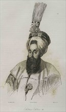 Selim III (1761-1808). Ottoman sultan from 1789 to 1807. Engraving by Lemaitre, Lalaisse and Moret.
