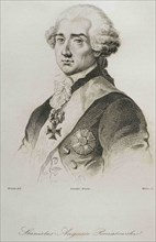 Stanislaw II Augustus (1732-1798). King of Poland and Grand Duke of Lithuania (1764-1795). He was