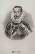 Philip III (1578-1621). King of Spain (1598-1621) and also, as Philip II, King of Portugal, Naples,