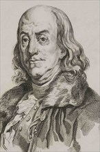 Benjamin Franklin (1706-1790) American scientist, inventor and politician. In 1776 he wrote, with