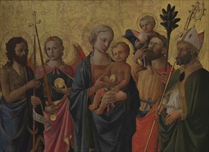 Domenico di Michelino (1417-1491). Italian painter. Sacred conversation. Tempera on panel. National
