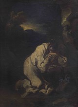 Alessandro Magnasco (1667-1749). Italian painter. Monk in meditation. National Museum of Fine Arts.
