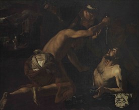 Matthias Stom (ca.1600-h.1650). Dutch painter. The parable of the Good Samaritan, ca.1628. Oil on