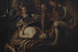 Matthias Stom (ca.1600-h.1650). Dutch painter. The beheading of St John the Baptist, ca.1645, Oil