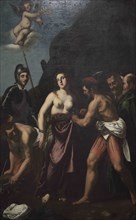 Giovanni Baglione (1566-1643). Italian Baroque painter. Martyrdom of Saint Agatha. Oil on canvas.