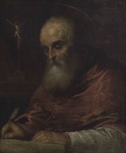 Circle of Jacobo Bassano (ca.1510-1592). Saint Jerome. Oil on canvas. National Museum of Fine Arts.