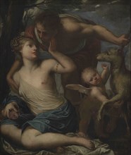 Pietro Liberi (1605-1687). Italian Baroque painter. Venus and Adonis. Oil on canvas. National