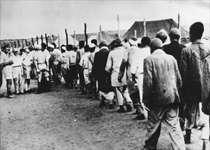 Arabs captured during the Jewish miltary advance of June 1948.